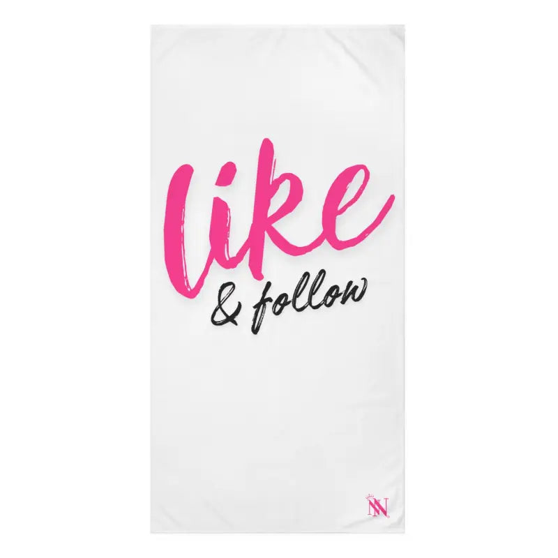 Like & Follow | Mix & Match Naughty XL Fun-Flirty Lovers’ Towels