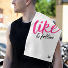 Like & Follow | Mix & Match Soft Fun-Flirty Lovers’ Towels