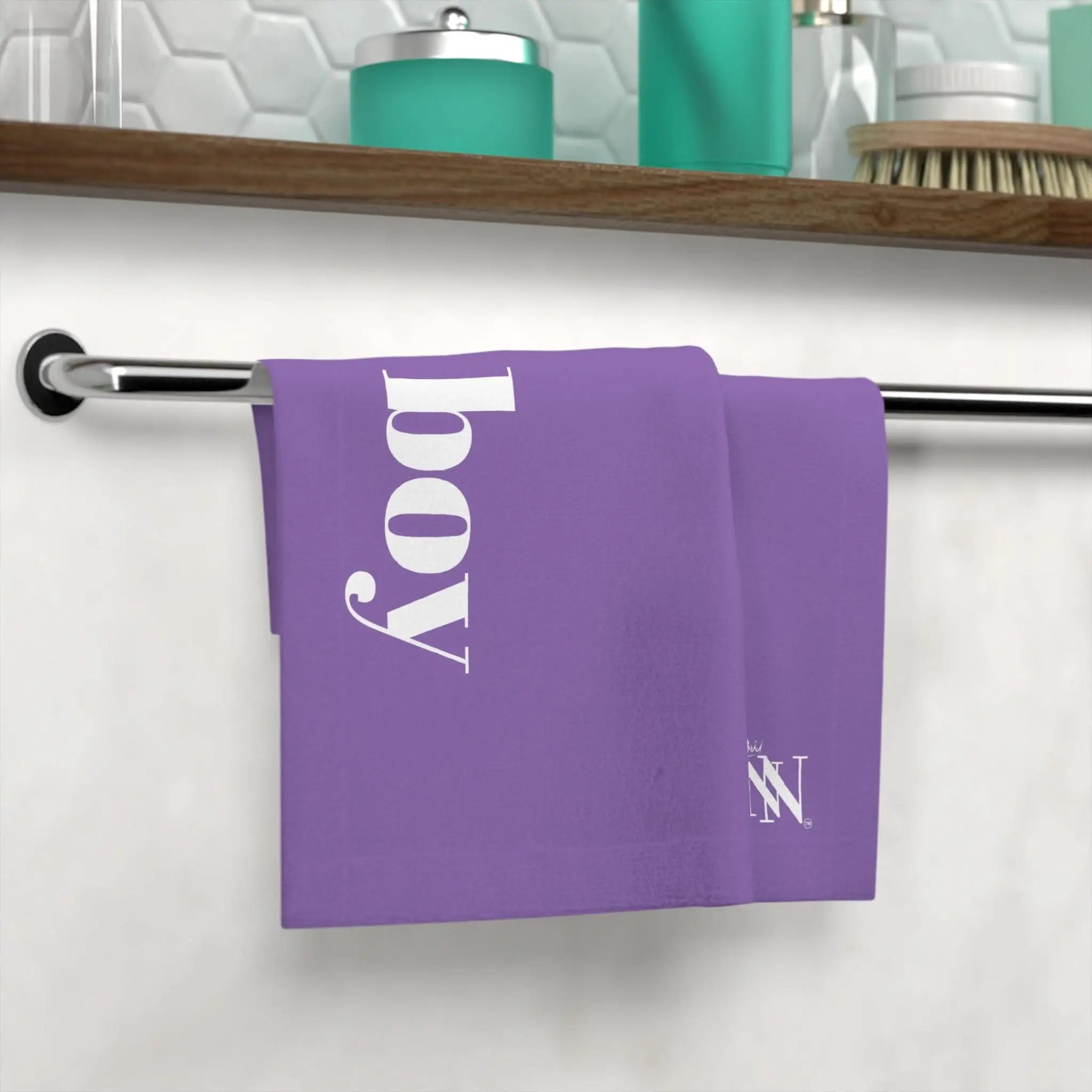 Lil’ Boy Lils’ Cum Towel Lavendar