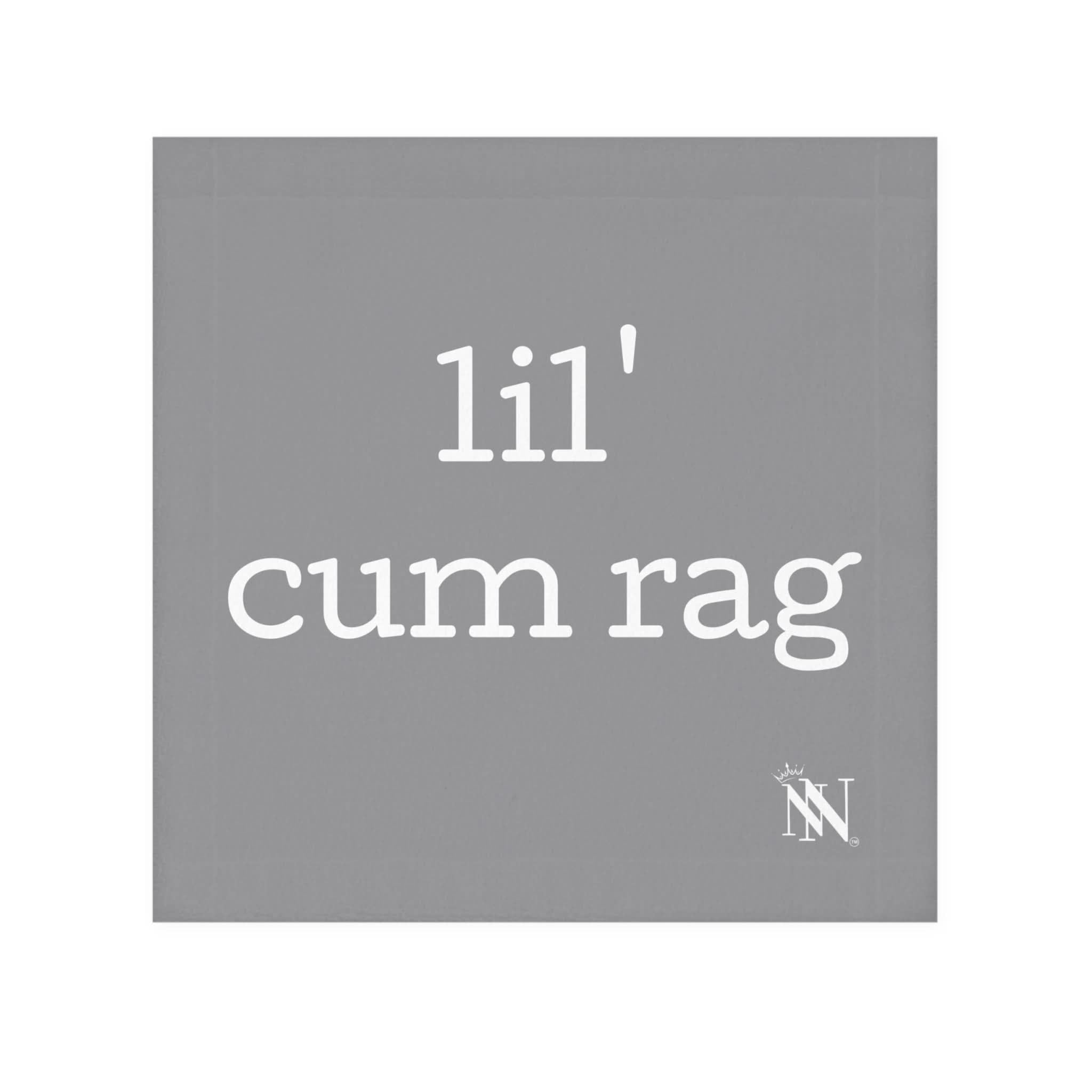 Lil’ Grey Cum Rag | Mix & Match Lils’ Fun-Flirty Lovers’ Towels