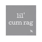 Lil’ Grey Cum Rag | Mix & Match Lils’ Fun-Flirty Lovers’ Towels