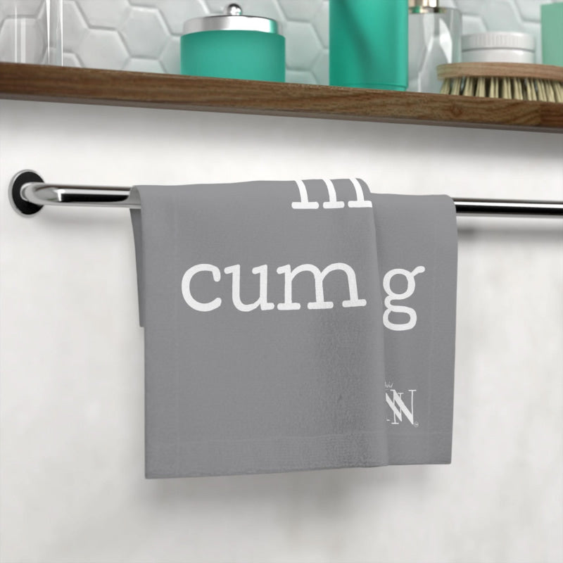 Lil’ Grey Cum Rag | Mix & Match Lils’ Fun-Flirty Lovers’ Towels