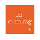 Lil’ Orange Cum Rag | Mix & Match Lils’ Fun-Flirty Lovers’ Towels