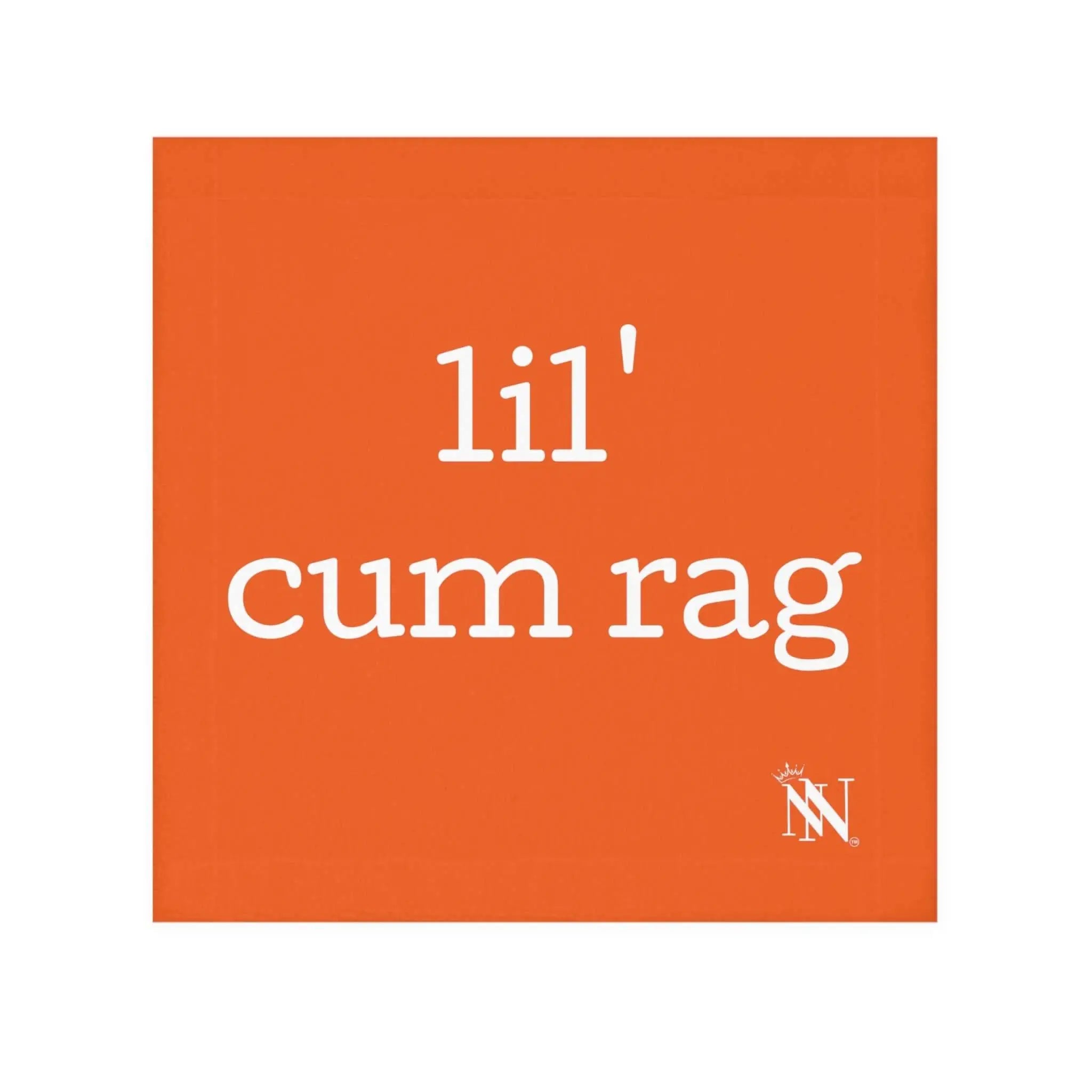 Lil’ Orange Cum Rag | Mix & Match Lils’ Fun-Flirty Lovers’ Towels