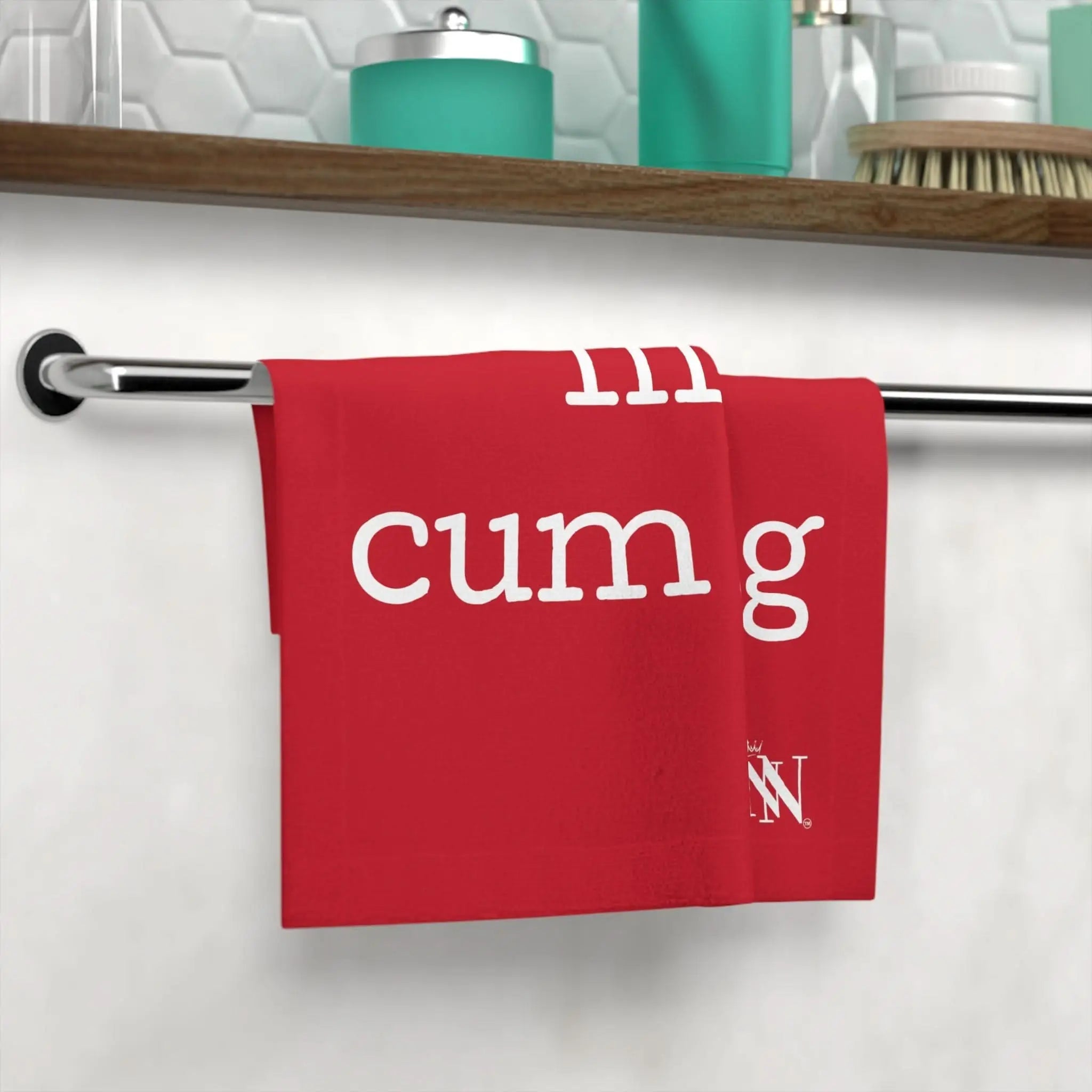 Lil’ Red Cum Rag | Mix & Match Lils’ Fun-Flirty Lovers’ Towels