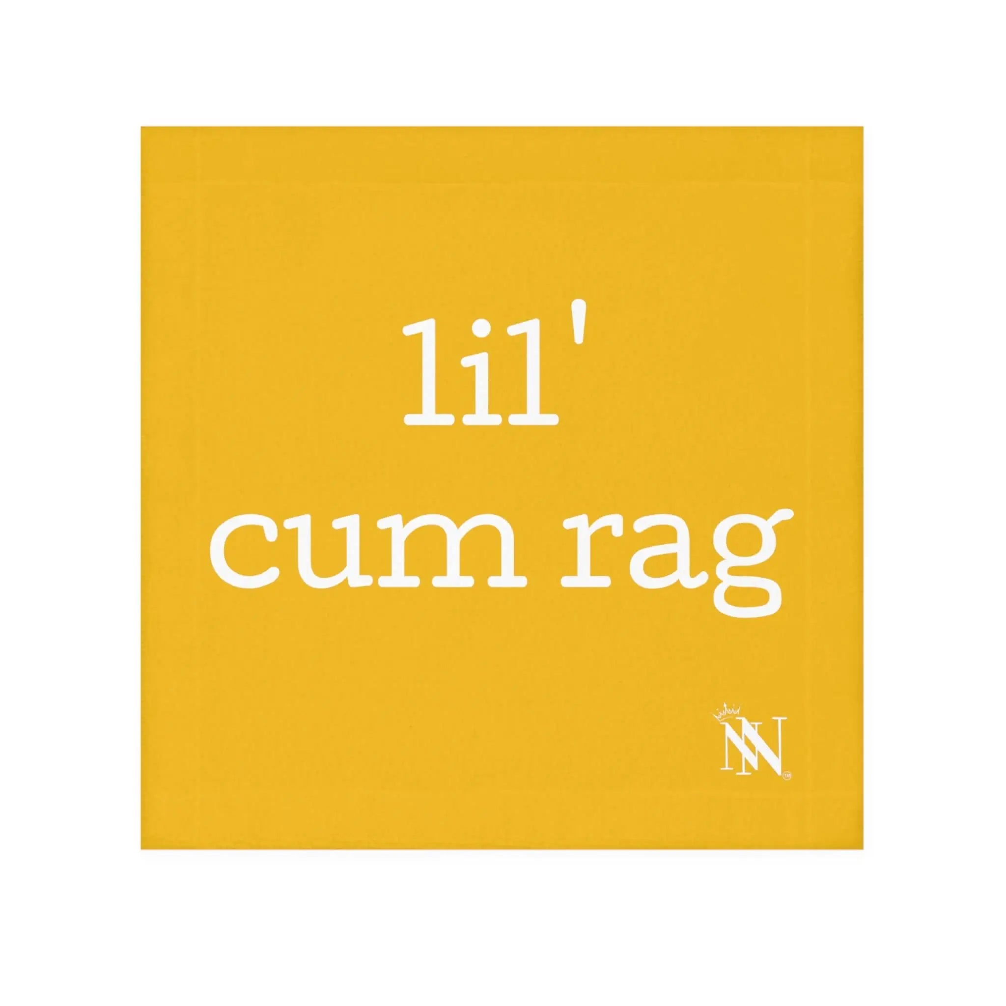 Lil’ Yellow Cum Rag | Mix & Match Lils’ Fun-Flirty Lovers’ Towels