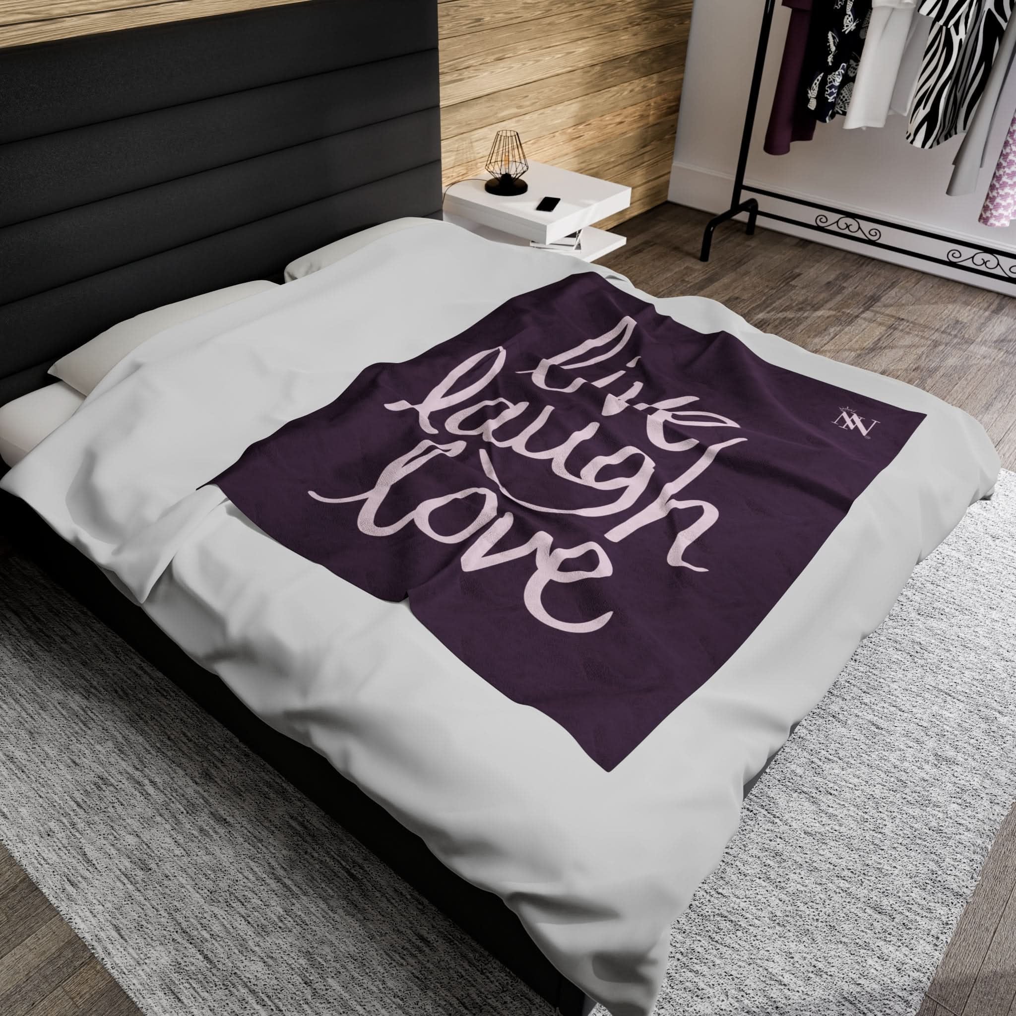 Live Laugh Love | Mix & Match Fun-Flirty Lovers’ Blankets