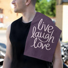 Live Laugh Love | Mix & Match Soft Fun-Flirty Lovers’ Towels
