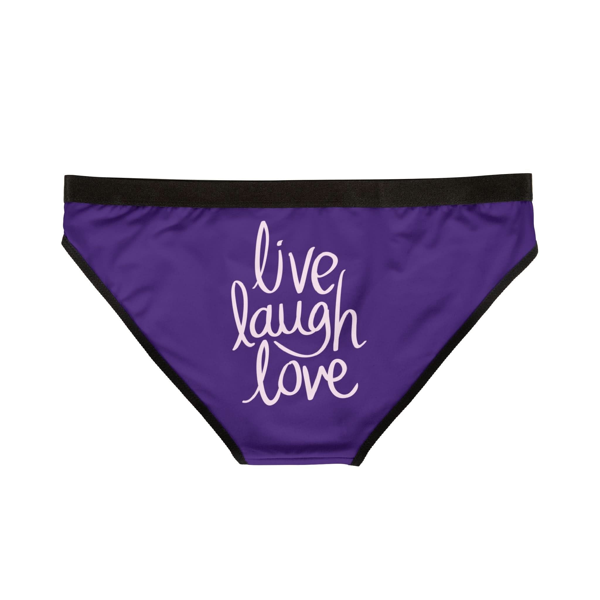 Live Laugh Love | Mix & Match Women’s Fun-Flirty Lovers’ Panties