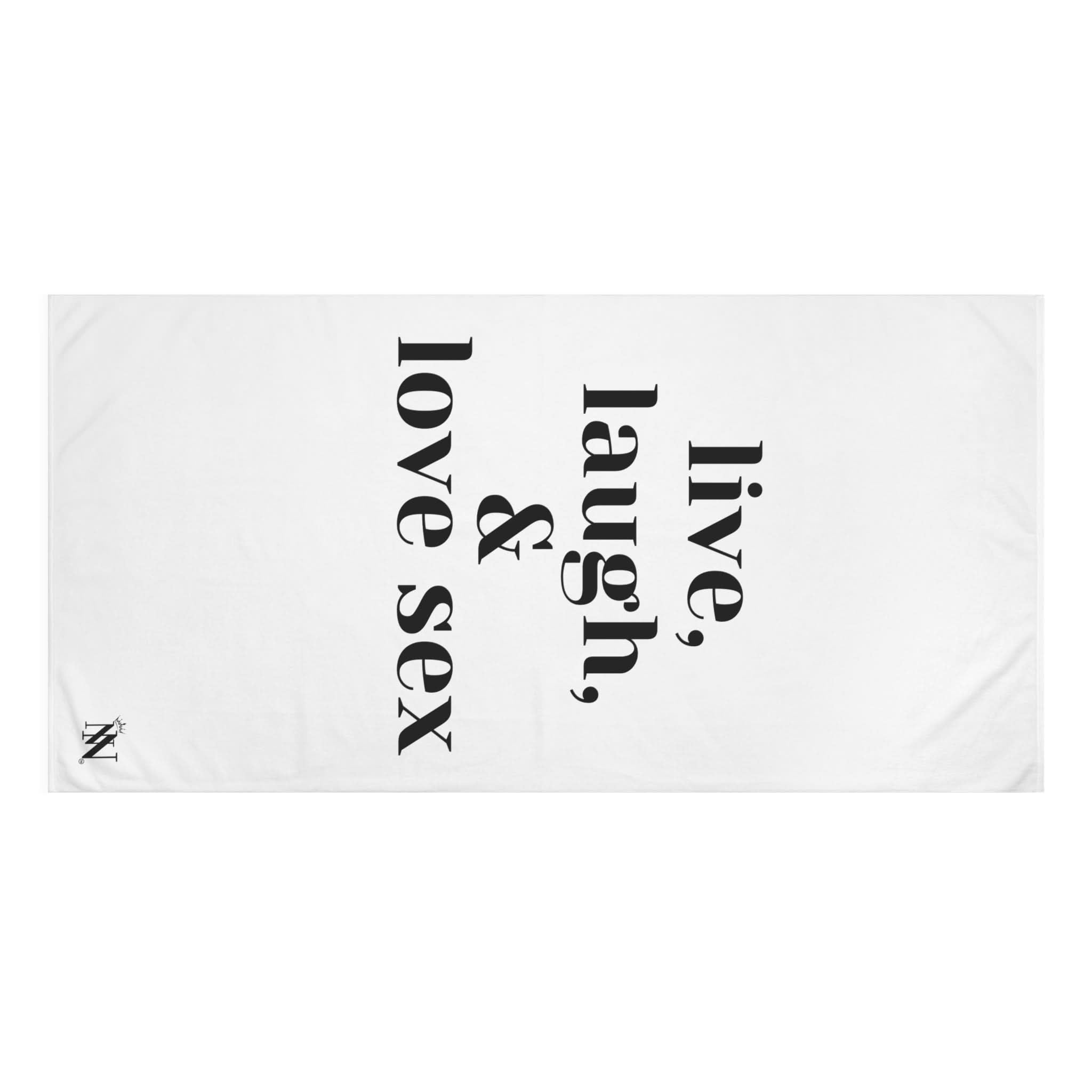 Live Laugh & Love Sex | Mix & Match Naughty XL Fun-Flirty Lovers’ Towels