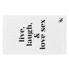 Live Laugh & Love Sex | Mix & Match Soft Fun-Flirty Lovers’ Towels