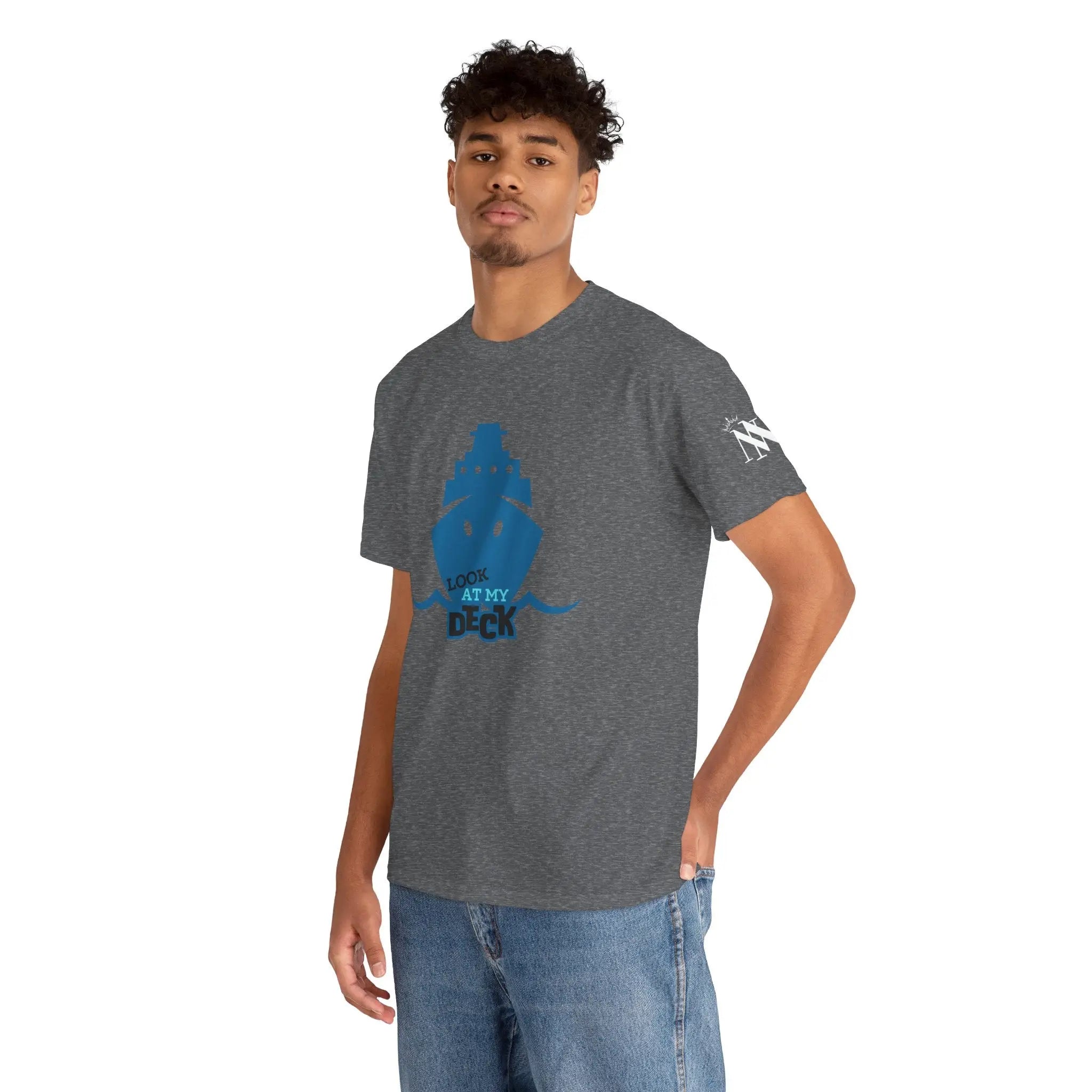 Look at My Deck Cruise Ship Vacation | Mix & Match 100% Cotton Unisex Fun-Flirty Lovers’ Tees