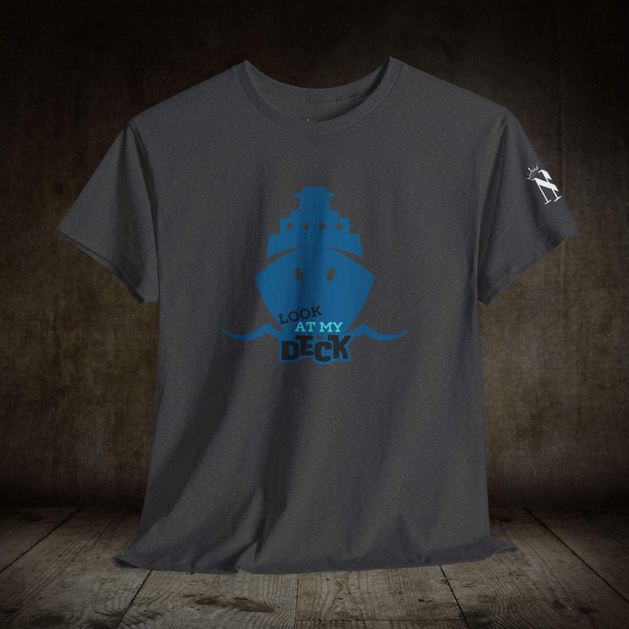 Look at My Deck Cruise Ship Vacation | Mix & Match 100% Cotton Unisex Fun-Flirty Lovers’ Tees