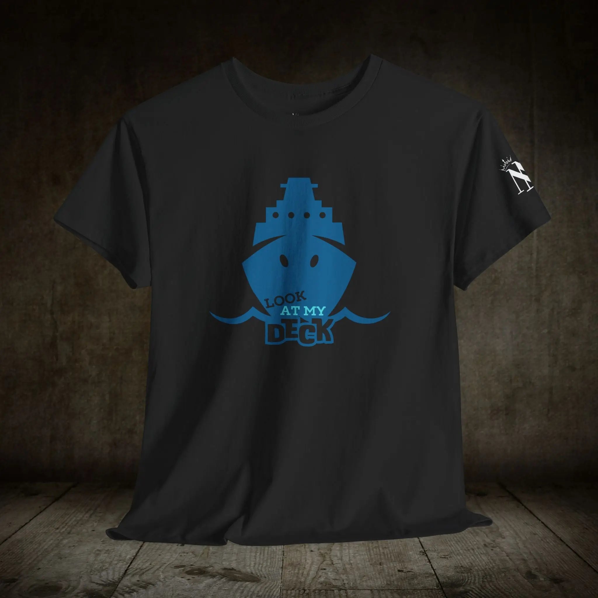 Look at My Deck Cruise Ship Vacation | Mix & Match 100% Cotton Unisex Fun-Flirty Lovers’ Tees