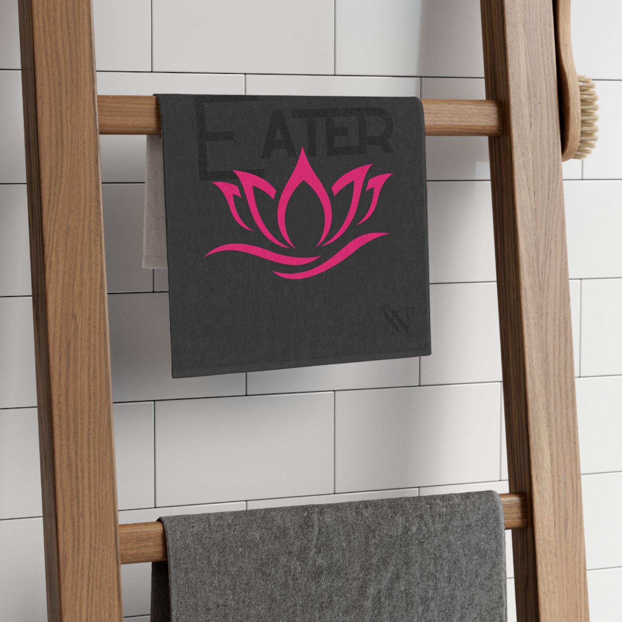Lotus Eater Dark Grey | Mix & Match Soft Fun-Flirty Lovers’ Towels