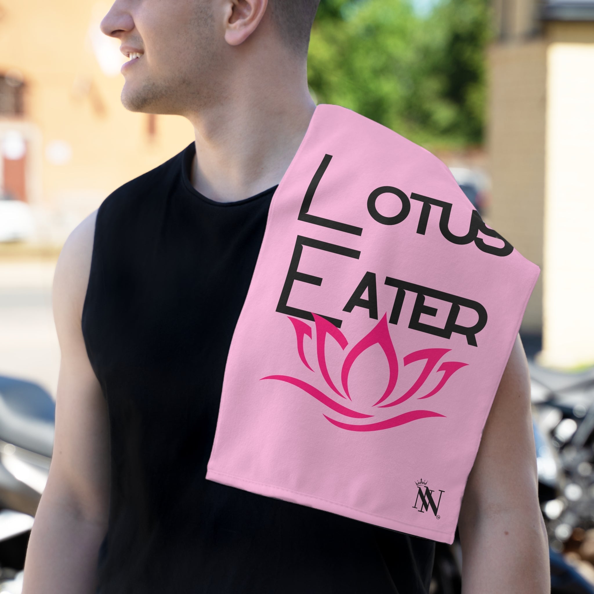 Lotus Eater Light Pink | Mix & Match Soft Fun-Flirty Lovers’ Towels