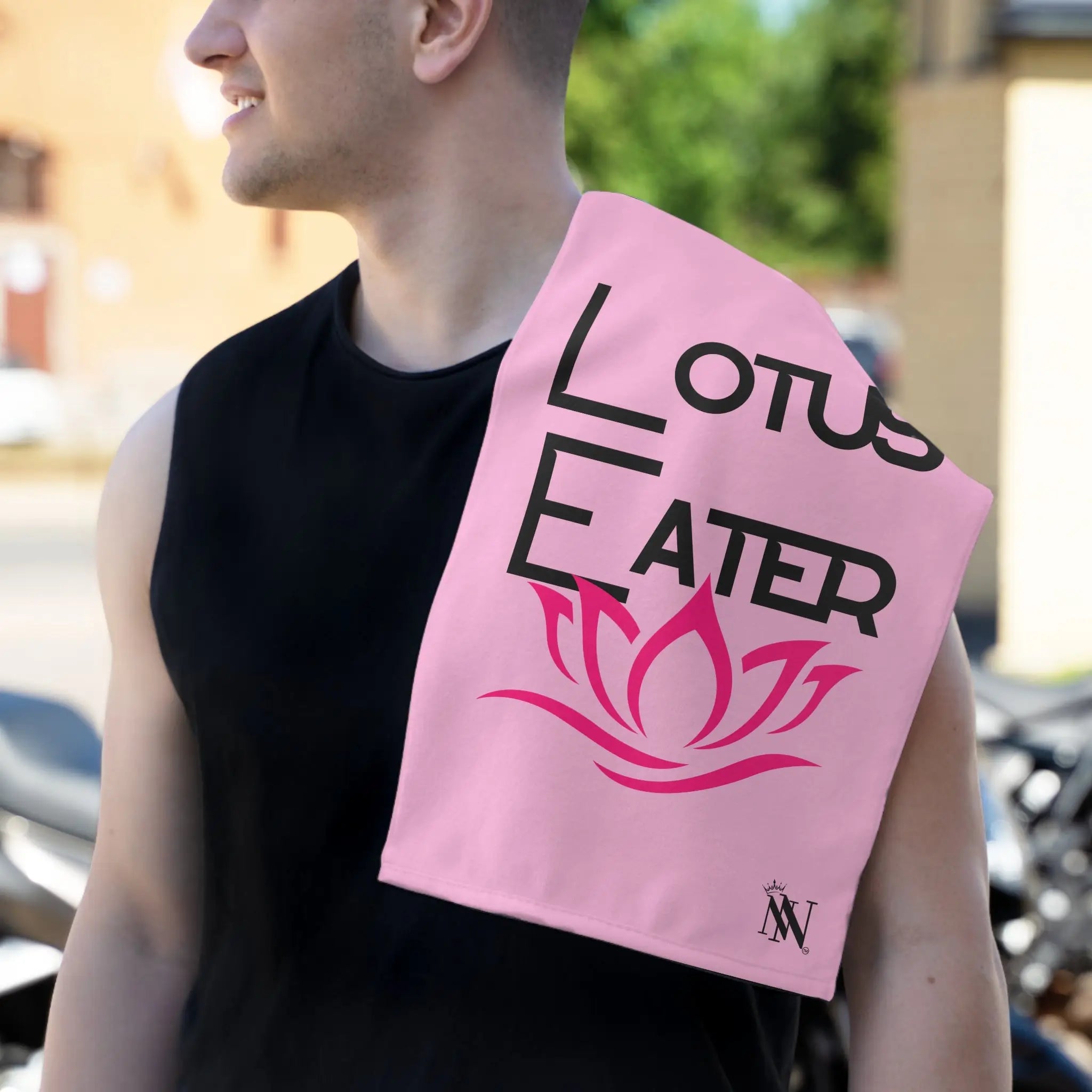 Lotus Eater Light Pink | Mix & Match Soft Fun-Flirty Lovers’ Towels