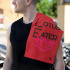 Lotus Eater Red | Mix & Match Soft Fun-Flirty Lovers’ Towels