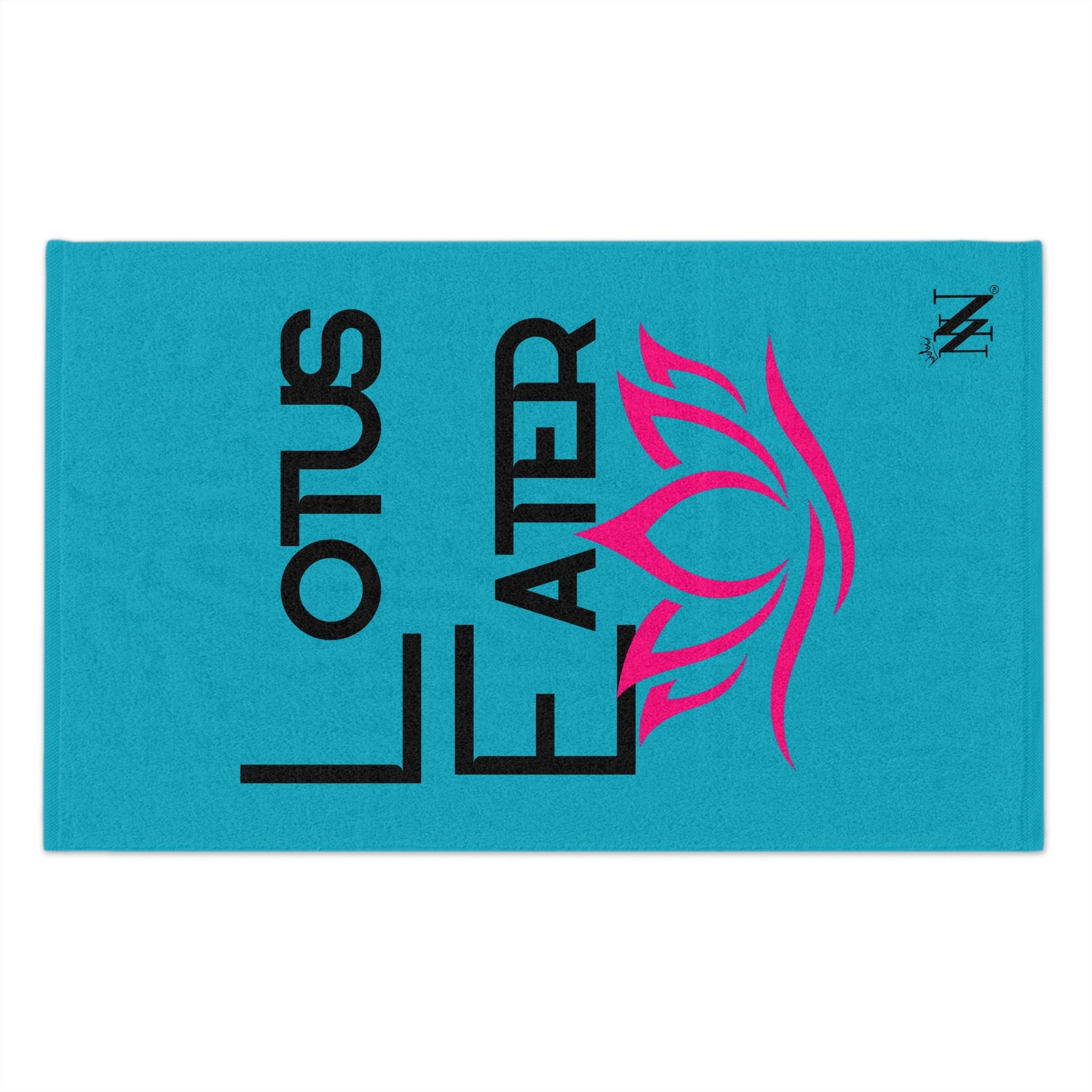 Lotus Eater Teal | Mix & Match Soft Fun-Flirty Lovers’ Towels