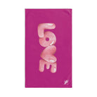 Love Bubble Hot Pink | Mix & Match Original Fun-Flirty Lovers’ Towels