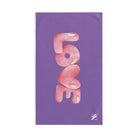 Love Bubble Lavendar | Mix & Match Original Fun-Flirty Lovers’ Towels