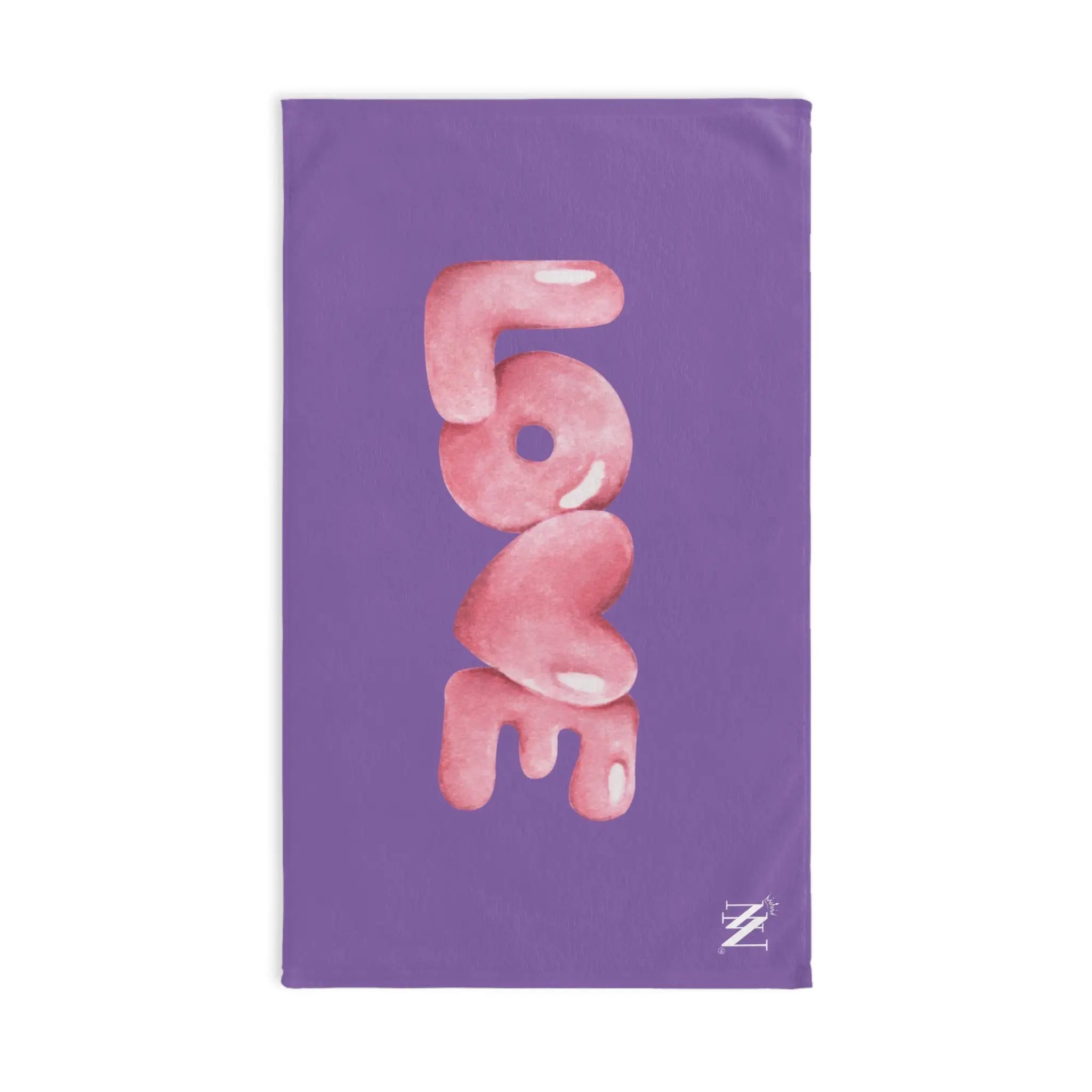 Love Bubble Lavendar | Mix & Match Original Fun-Flirty Lovers’ Towels