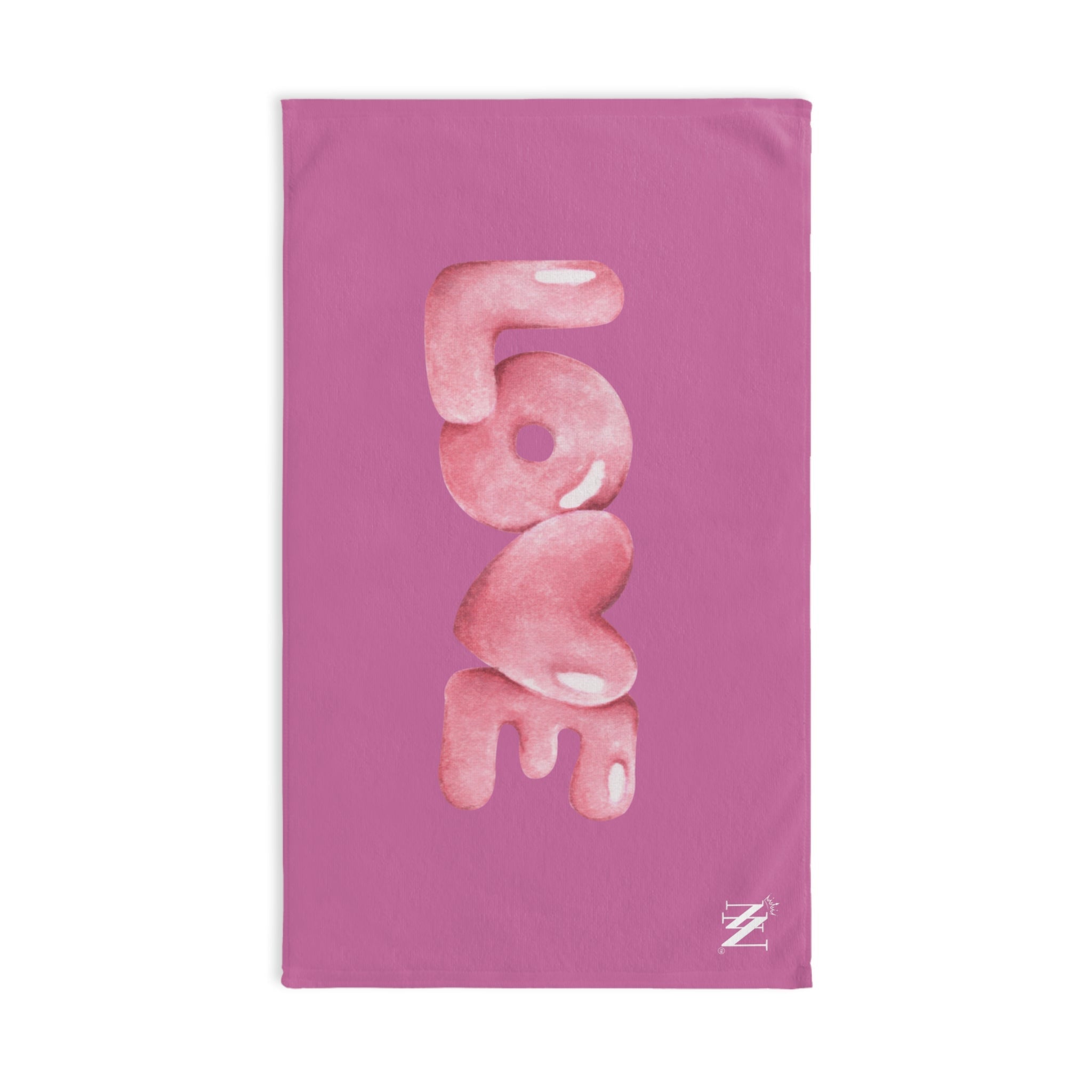 Love Bubble Soft Pink | Mix & Match Original Fun-Flirty Lovers’ Towels