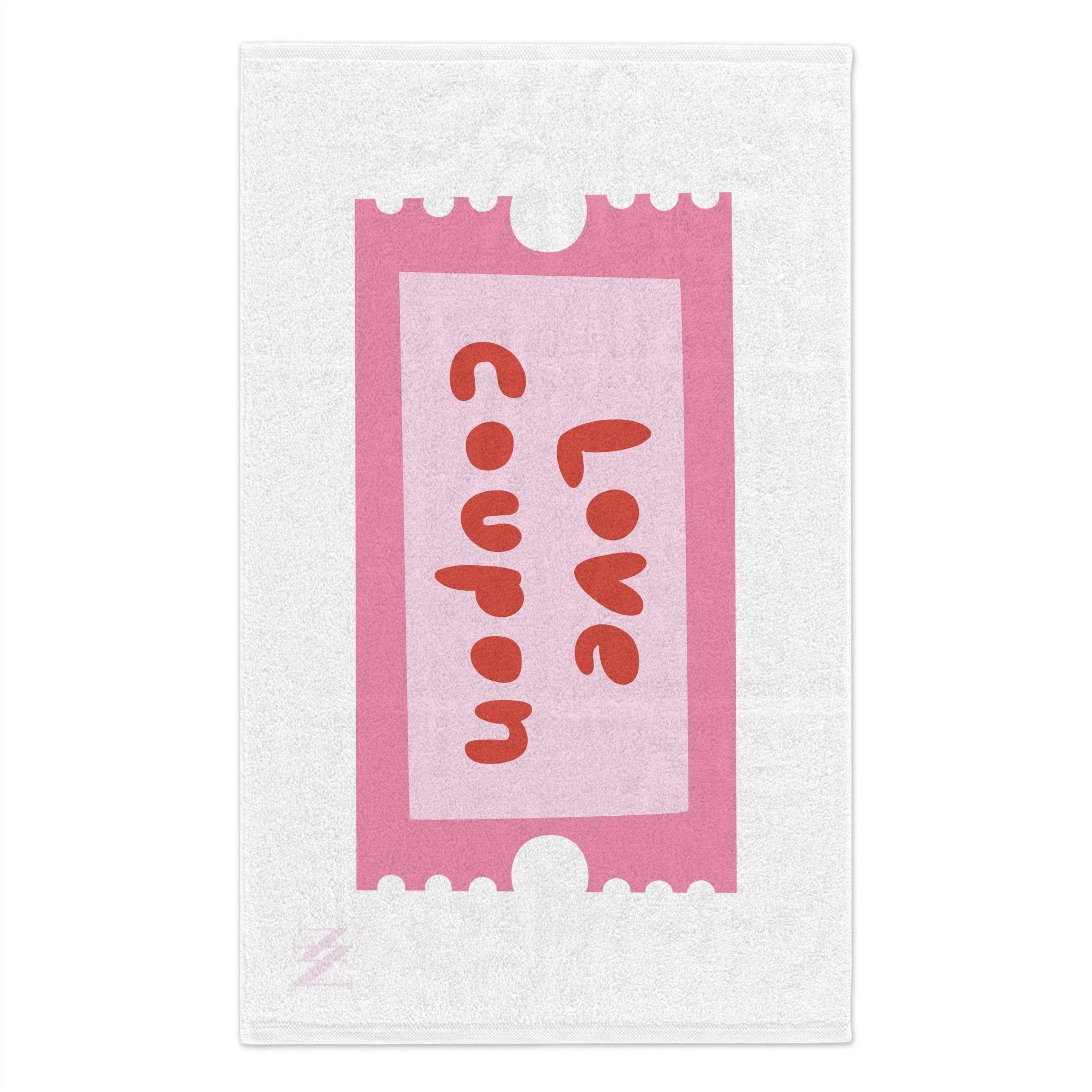Love Coupon | Mix & Match Soft Fun-Flirty Lovers’ Towels