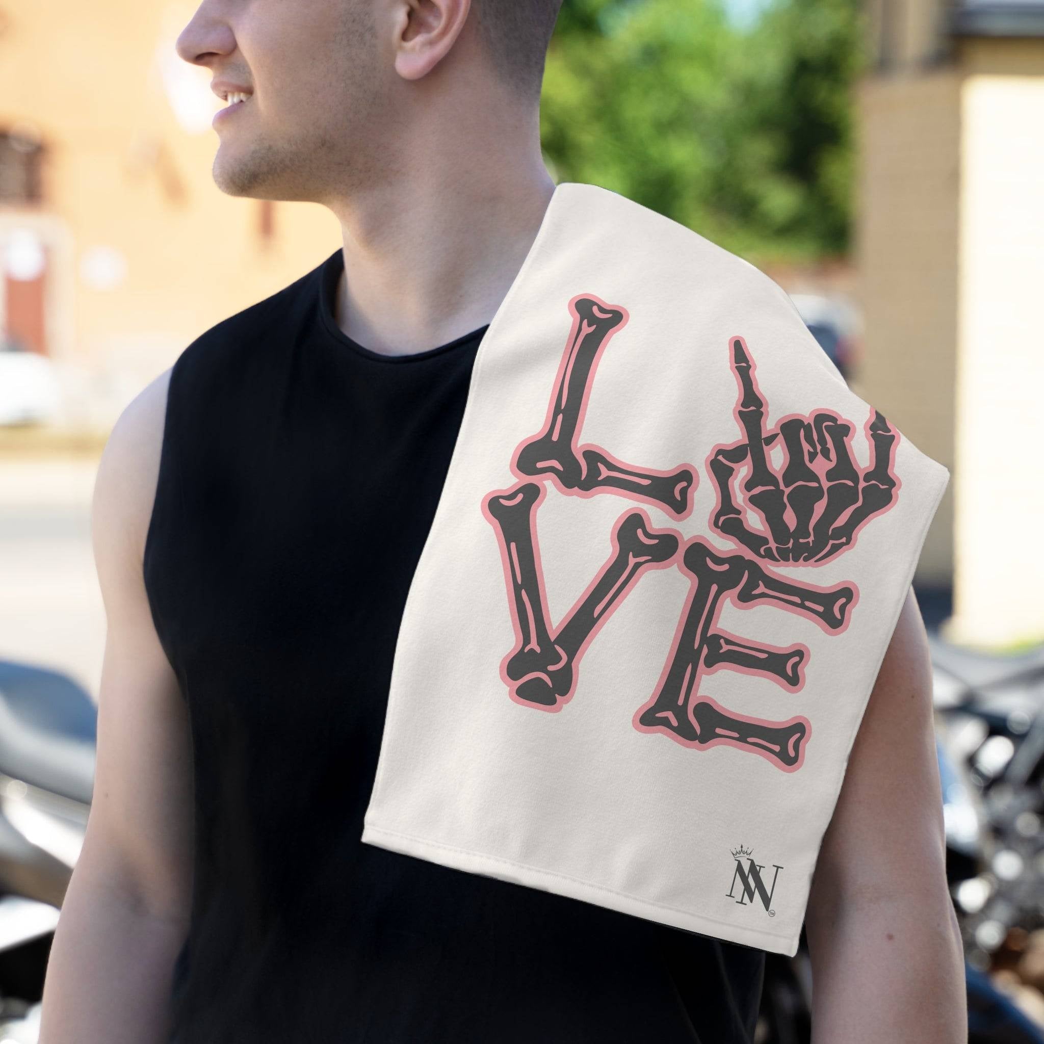 Love Horns Countdown to Cum | Mix & Match Soft Fun-Flirty Lovers’ Towels