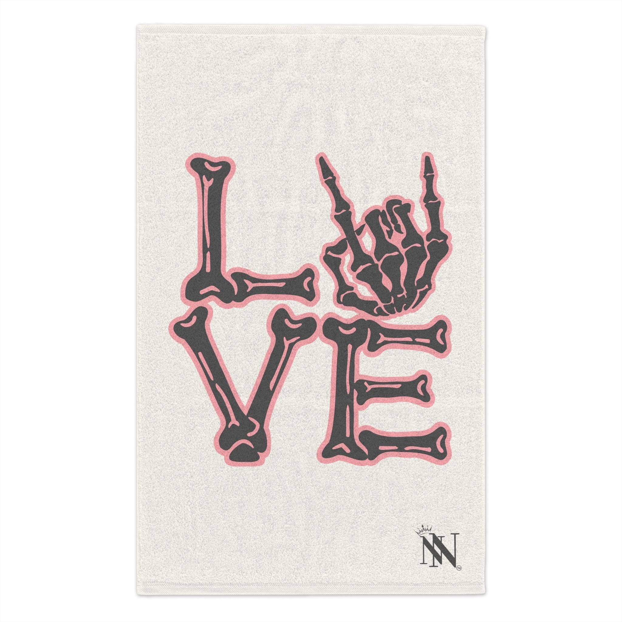 Love Horns Countdown to Cum | Mix & Match Soft Fun-Flirty Lovers’ Towels