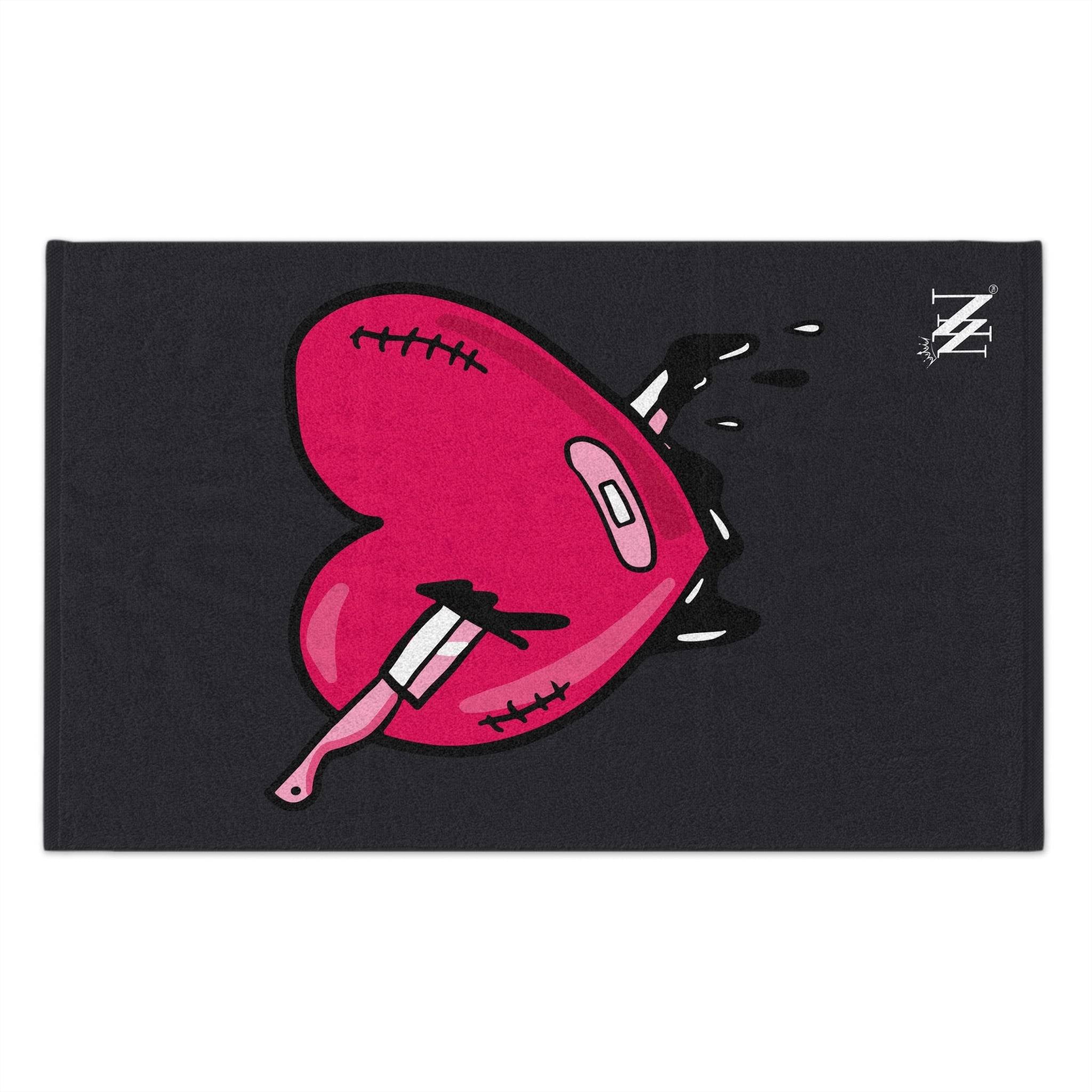 Love Kills Dark Grey Mix & Match Soft Sex Towels | Flirty Lovers’ Gifts