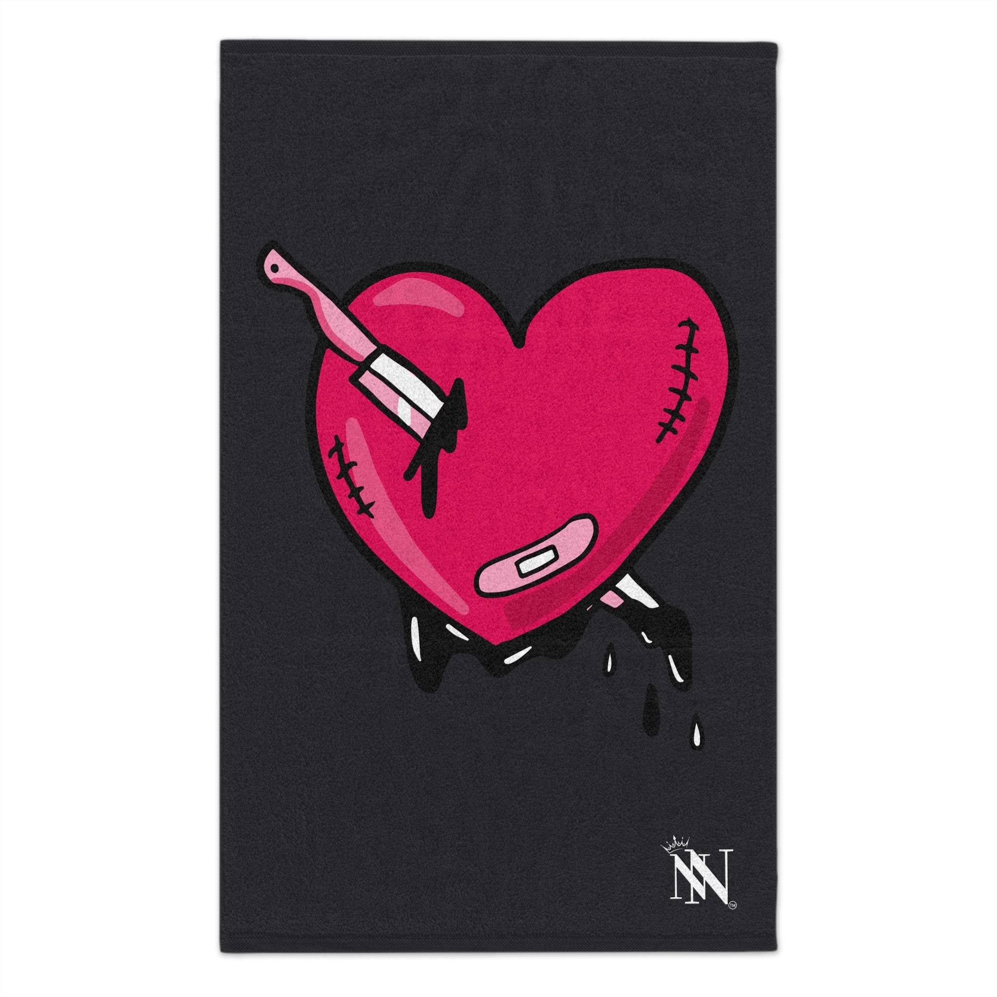 Love Kills Dark Grey Mix & Match Soft Sex Towels | Flirty Lovers’ Gifts