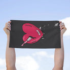Love Kills Dark Grey Mix & Match Soft Sex Towels | Flirty Lovers’ Gifts