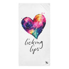Love Licking Lips | Mix & Match Naughty XL Fun-Flirty Lovers’ Towels