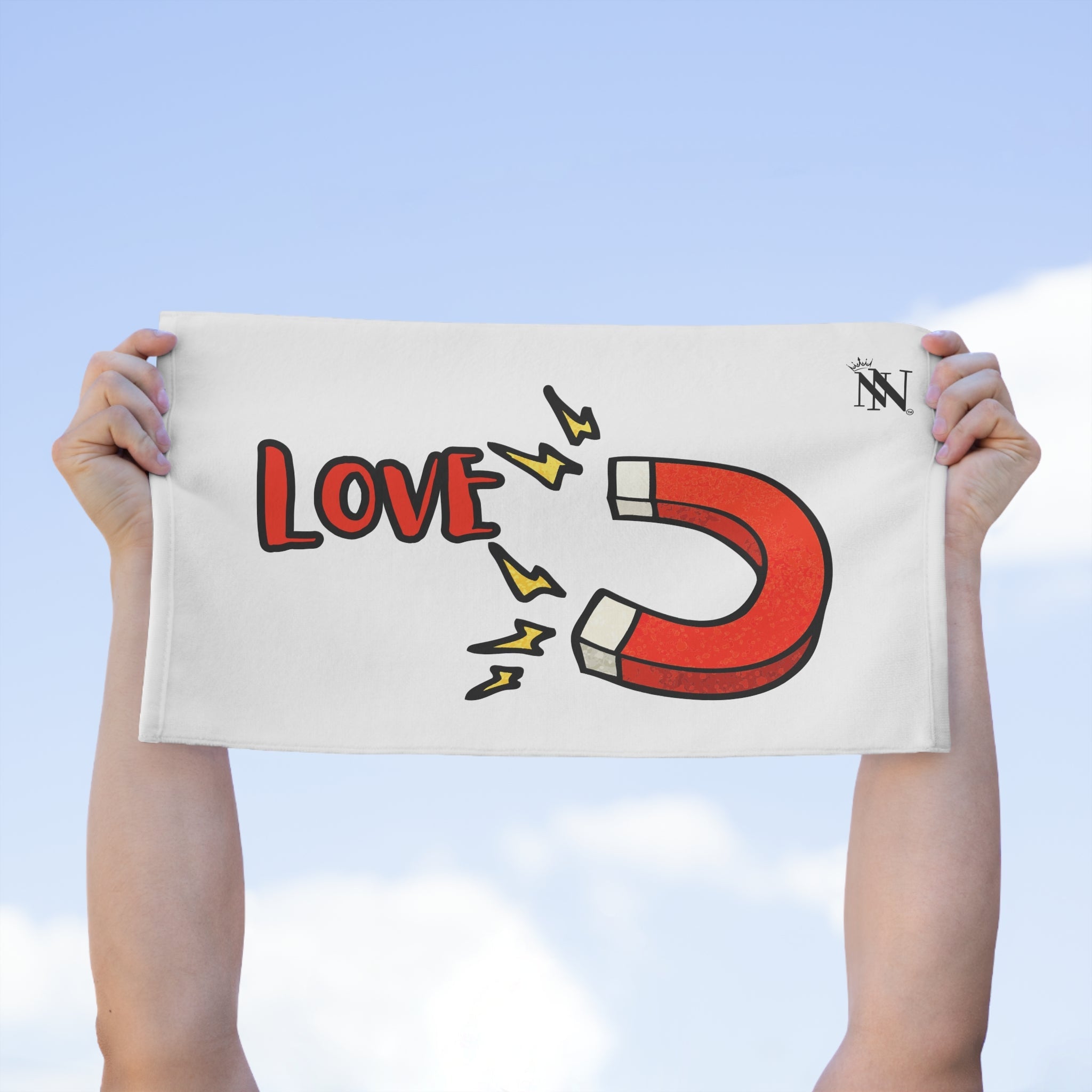 Love Magnet | Mix & Match Soft Fun-Flirty Lovers’ Towels