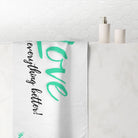 Love Makes Everything Better! Fun XL Cum Towel | Bold & Sexy Stylish