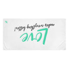 Love Makes Everything Better! Fun XL Cum Towel | Bold & Sexy Stylish