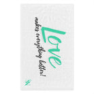 Love Makes Everything Better! | Mix & Match Soft Fun-Flirty Lovers’ Towels
