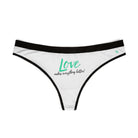 Love Makes Everything Better! | Mix & Match Women’s Fun-Flirty Lovers’ Thongs