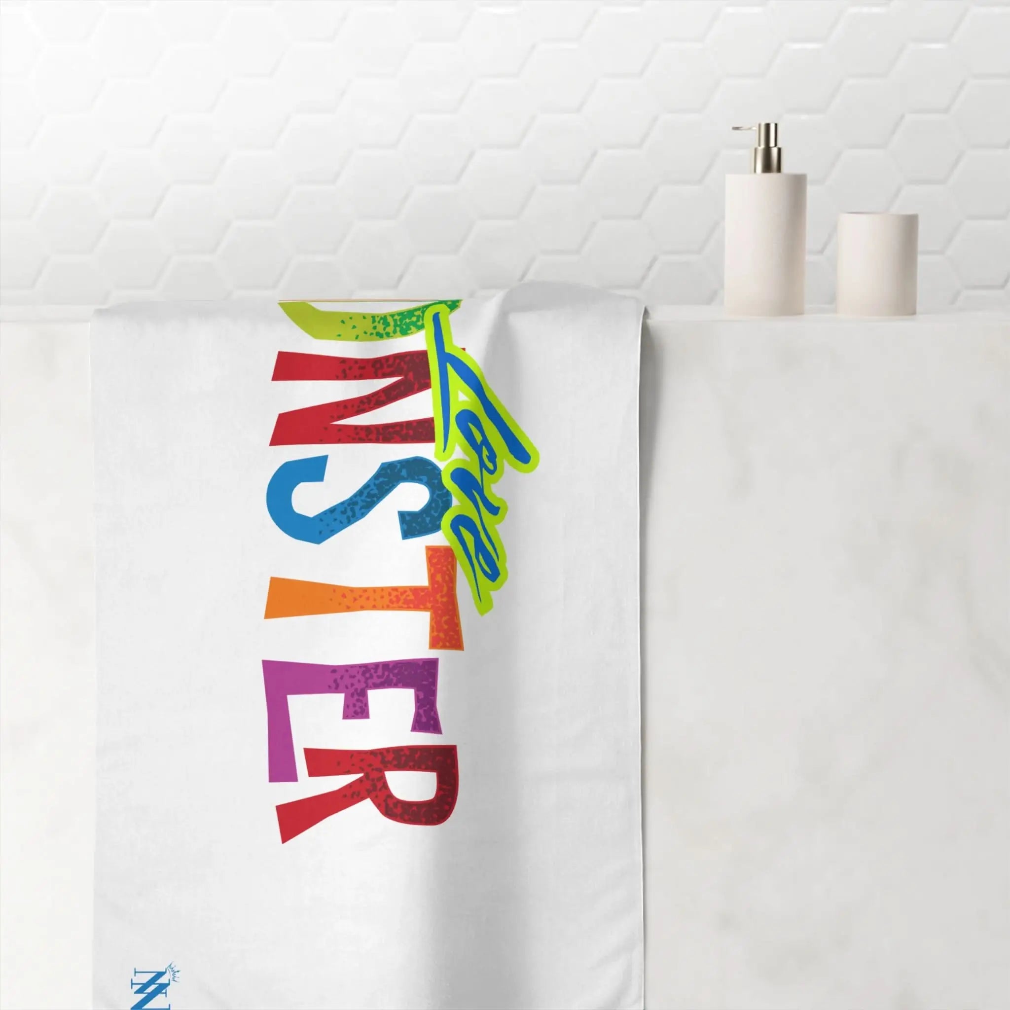 Love Monster | Mix & Match Naughty XL Fun-Flirty Lovers’ Towels
