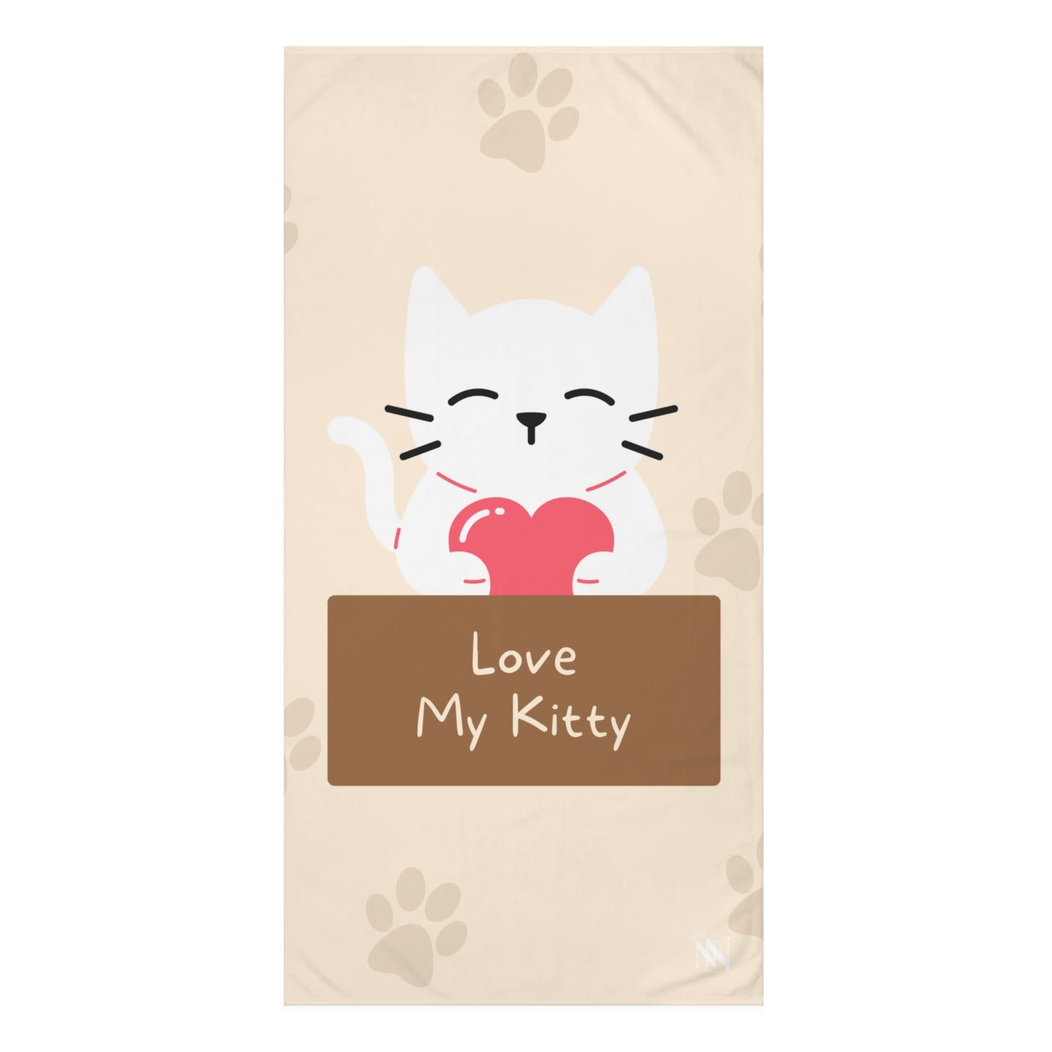 Love My Kitty | Mix & Match Naughty XL Fun-Flirty Lovers’ Towels