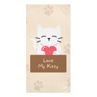 Love My Kitty | Mix & Match Naughty XL Fun-Flirty Lovers’ Towels