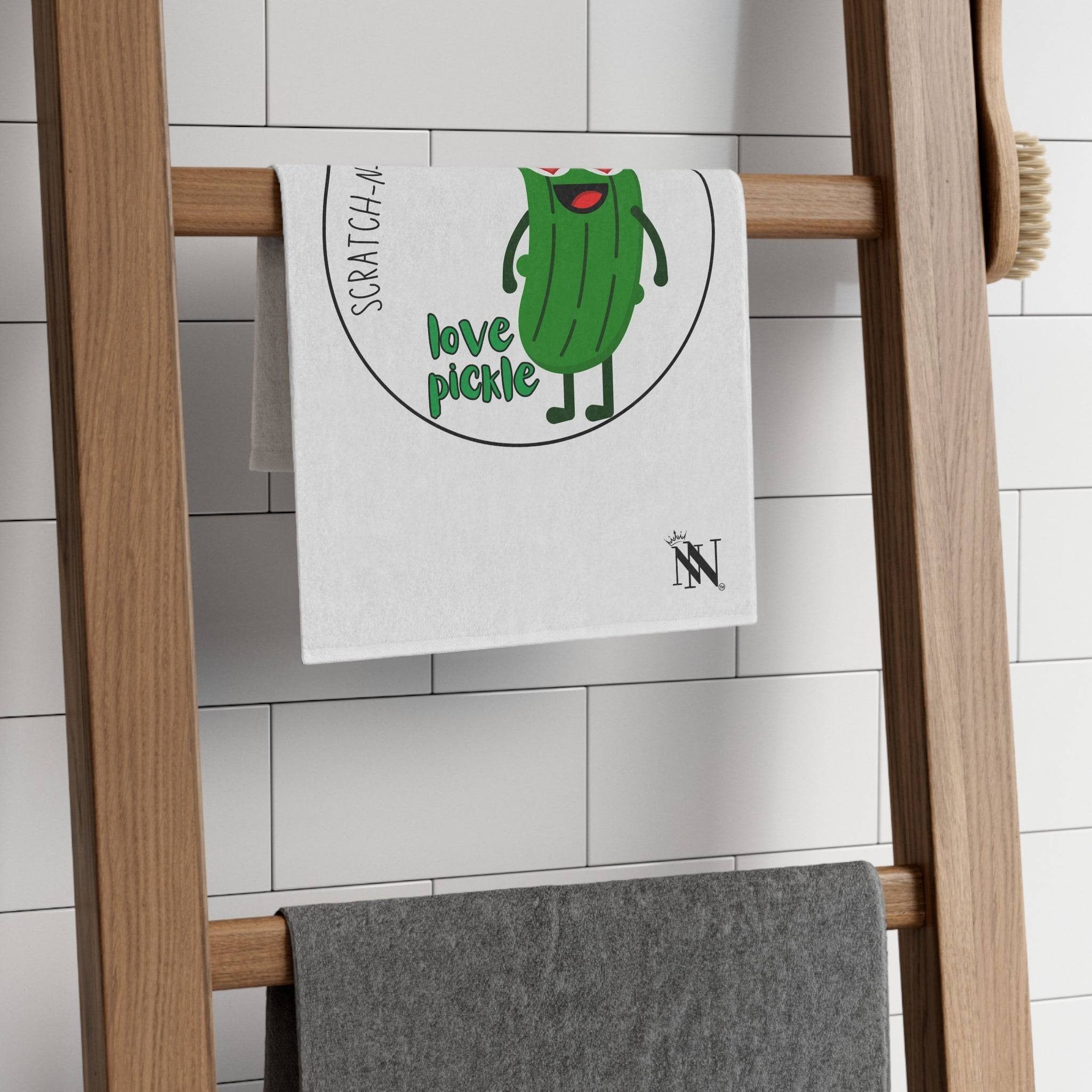 Love Pickle Scratch-N-Sniff | Mix & Match Soft Fun-Flirty Lovers’ Towels