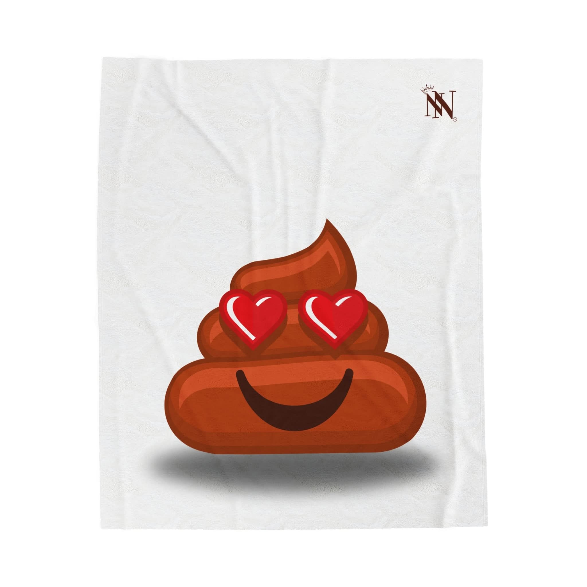 Love Poo Emoji | Mix & Match Fun-Flirty Lovers’ Blankets