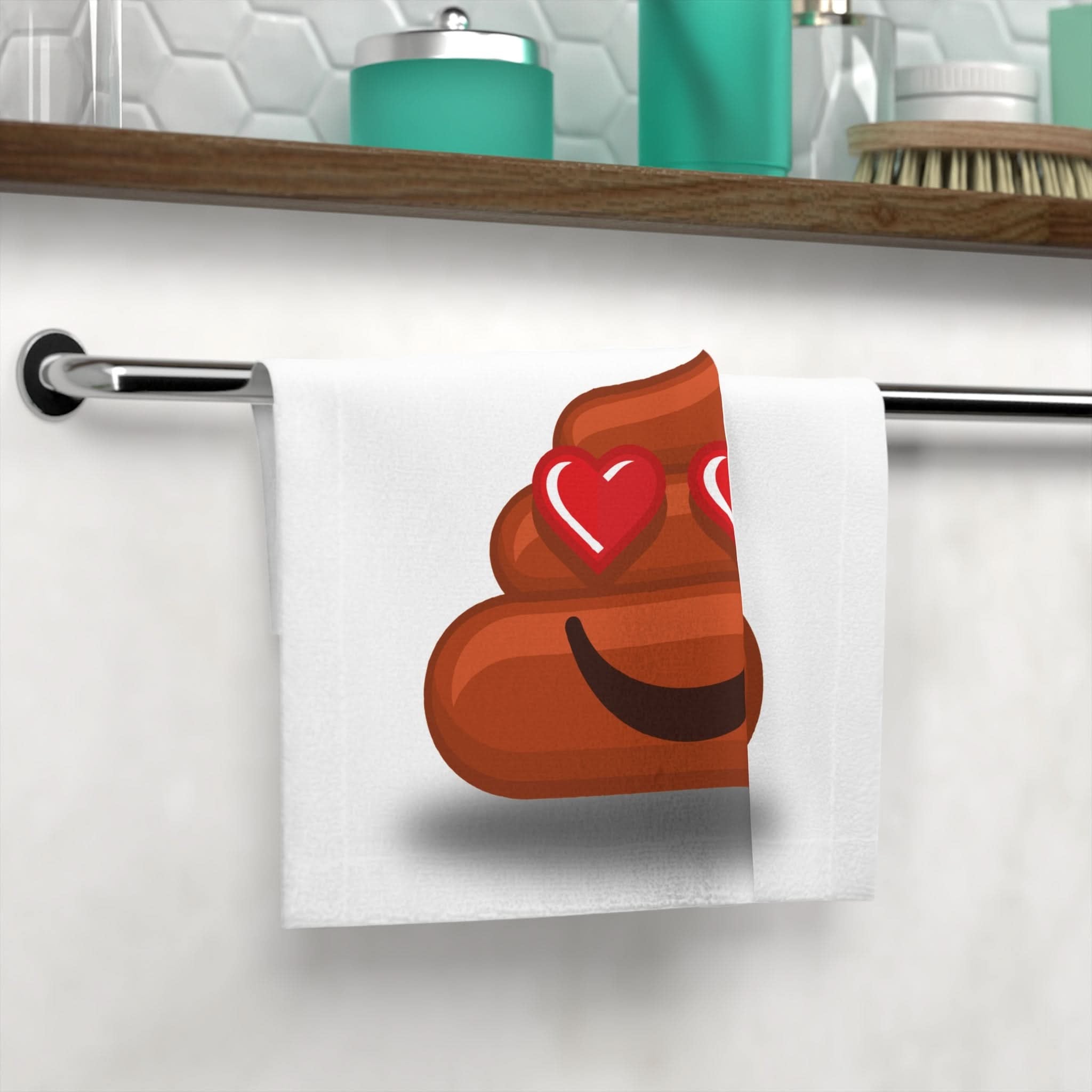 Love Poo Emoji | Mix & Match Lils’ Fun-Flirty Lovers’ Towels