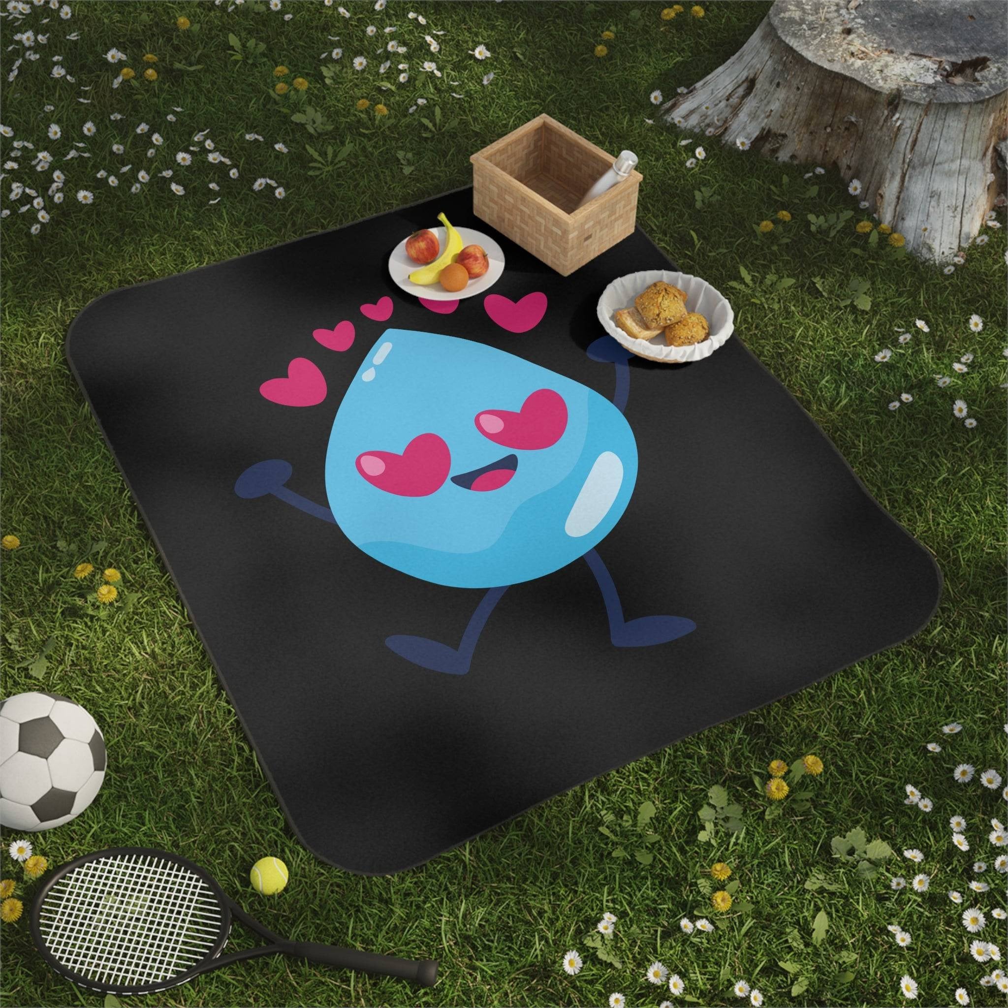 Love Rain Drop | Mix Match Fun-Flirty Lovers’ Water-Resistant Blankets