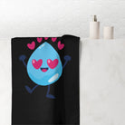 Love Rain Drop | Mix & Match Naughty XL Fun-Flirty Lovers’ Towels