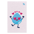 Love Rain Drop Soft Pink Mix & Match Soft Sex Towels | Naughty Lovers’ Gifts