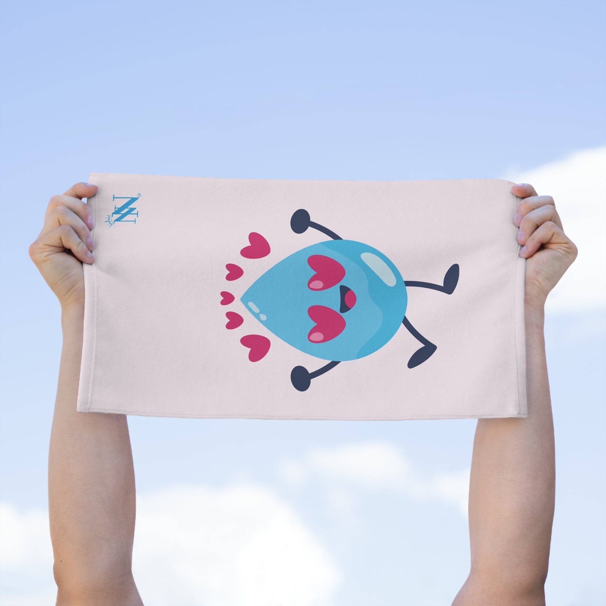 Love Rain Drop Soft Pink Mix & Match Soft Sex Towels | Naughty Lovers’ Gifts