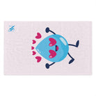 Love Rain Drop Soft Pink Mix & Match Soft Sex Towels | Naughty Lovers’ Gifts